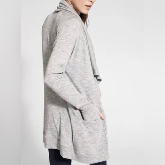 Athleta | Gray Studio Wrap Magnetic Closure Cardigan | XS - Picture 2 of 11